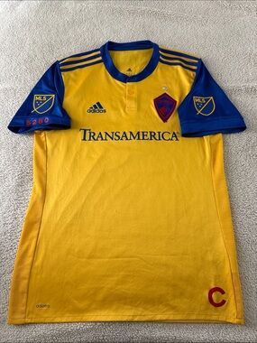 Colorado Rapids 🇺🇸 #11 MLS 2017-18 Adizero Away Player Edition Jersey